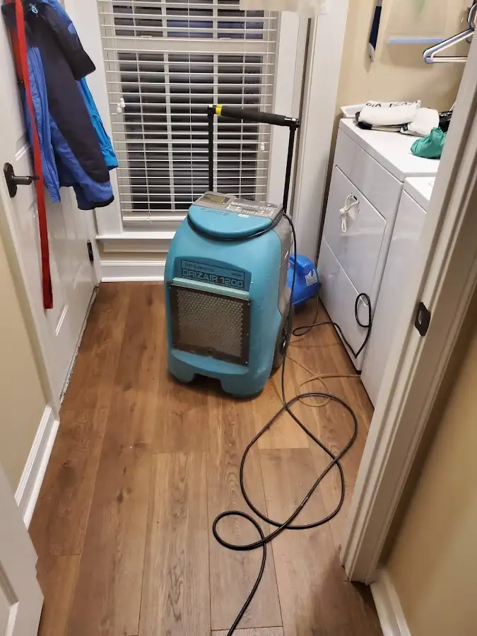 Commercial dehumidifier deployed for Flood Damage Cleanup in Citrus Park